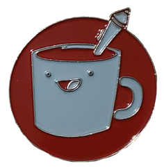 pin of the drawfee mug